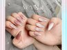 ★HAND【スカルプ】長出し マグ/ミラー/オーロラ/フラッシュ + パーツ1コ付き