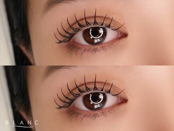 アイラッシュサロン ブラン ゆめタウン徳島店(Eyelash Salon Blanc)の写真/【ボリュームUPから地まつげ風までアレンジ自由☆】地まつげに負担最小限で"ときめく理想のボリューム感"！