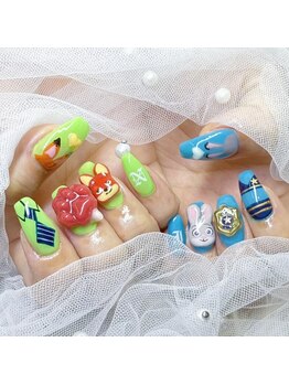 #アートネイル#持ち込みデザイン