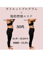 ヒビタス(hibi.tas)/30代 背中ちっちゃくなった♪