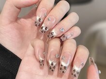 スペラ 大宮店(Spera)/甘可愛い豹柄マグネットフレンチ