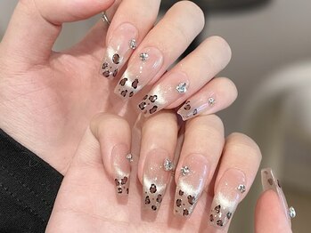 スペラ 大宮店(Spera)/甘可愛い豹柄マグネットフレンチ