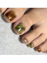 セクションプラス 吉祥寺(SECTION+)/秋色フットネイル