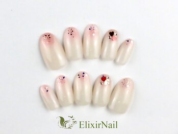 エリクサーネイル 神田(Elixir Nail)/シンプル/クーポン使用