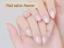 アムールユシマテン 上野湯島店(Amour)/オーロラミラーネイル
