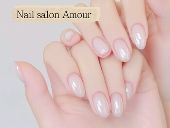 アムールユシマテン 上野湯島店(Amour)/オーロラミラーネイル