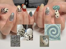 ユズネイル(yuz___nail)の雰囲気(【定額個性派¥9800】粘土ジェルなど凹凸多めなデザイン♪)