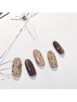 ノーラスリエン(Nolaslien)/うずらネイル ベージュブラウン