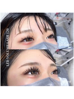 スウィートアイズ(Sweet eyes)/LEDボリュームラッシュ120束