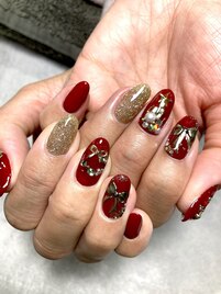 クリスマスネイル