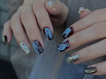 アウラ(A’ura)の写真/【荒井◇高技術×トレンド】店舗前駐車場有りで遠方からの来店も◎確かな技術で満足度高いネイルをご提供！