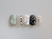 ネイルサロン スラッシュ(SLASH)/【吉崎】　定額design￥9350