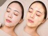【顔全顔WAX(眉毛デザイン込み)+鎮静保湿パック★7700円】