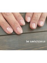 ネイルサロンアンドスクール ビーアンビシャス(be ambitious)/ナチュラルクリア
