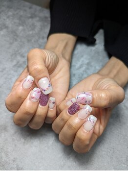 オリ('oli)/桜ネイル