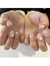 glitter × rose