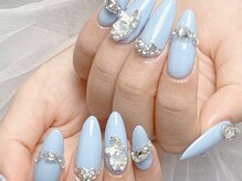 クイーンズネイルサロン(Queen's nail salon)/長さだし持ち込みデザイン