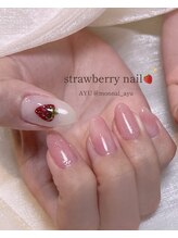 リアンド(Li&)/苺ネイル