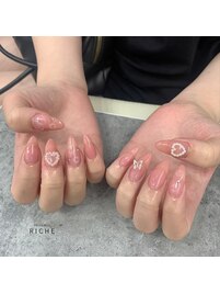 モテ可愛ワンホンネイル