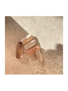 バレンタインネイル