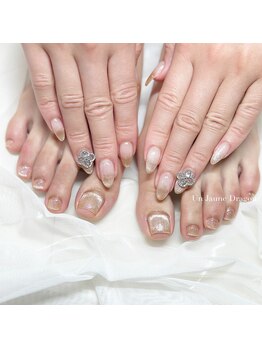 アン ジョーヌドラゴ/【自爪ネイル】お揃いネイル