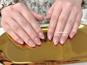 ワンダーシー(WonderShe)/チークマグネットフレンチネイル