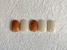 ピース(PEACE)/べっ甲ネイル　ニュアンス