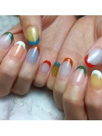 【カラーベースフレンチ】