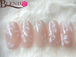 手描きフラワー