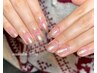 Jrネイリスト - 【クリアベース】ラメグラデーション ¥3000
