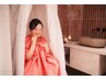 《妊活・更年期・生理不調など女性ホルモンケア》ローズ蒸しテント30分¥4,000