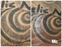 ミスター(Mr.)の雰囲気（他のサロンでは難しい箇所も）