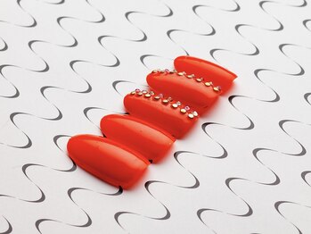 アデリー(ADELIAE)/【単色カラー】+ストーンアート