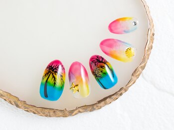 ネイルケイ(Nail_K)/パームツリーネイル
