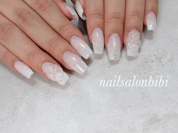 ネイルサロン ビビ(bibi)/ホワイトキルティング