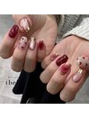 ちゅるちゅるハートネイル