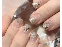 コーラルホリデー(Coral Holiday)/ワンポイント☆オフィスネイル♪