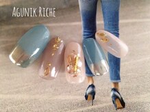 アグニークリッシェ(Agunik Riche)/【ミラーネイル】