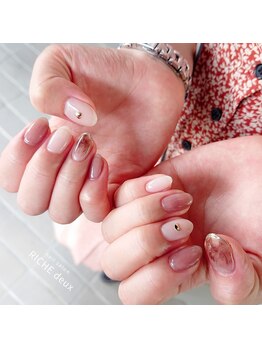 リッシュ ドゥ(RICHE deux)/ブラウンニュアンスネイル