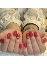 レミア 関内(REMIA)/10月　レッドアイネイル