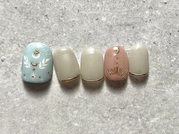 ワン(One)/jewelry nail