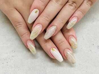ネイルサロン ドゥ(Nail Salon Doux)/【ほり】大人ニュアンスネイル