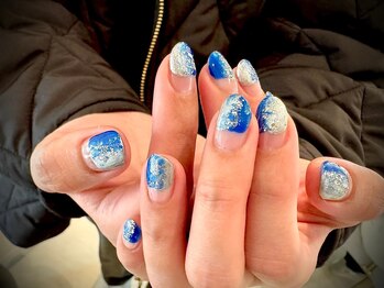 ヌル ネイル 堀江(NURU NAIL HORIE)/ブルべ個性派ニュアンス☆