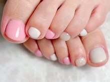 ブリスフルハピネス(Blissful happiness)/キュートなフットネイル