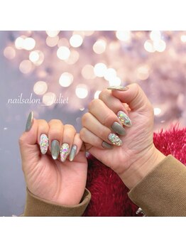 ネイルサロン ジュリエット(Nailsalon Juliet)/オリジナルマグとビジューネイル