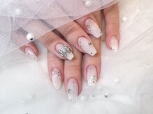 モカ 京橋(moca)/【Ayano】ホワイトネイル