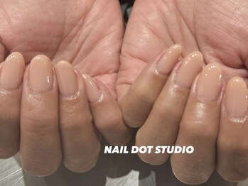 ネイルドットスタジオ 堺筋本町(NAIL DOT STUDIO)/ちゅるんベージュ