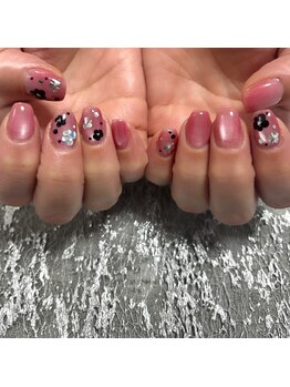 エムスタイル(Mstyle)/《ハンド》ホロフラワーネイル