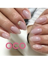 オコネイル ネイルサロンアンドスクール(OCO nail)/nudie × shell