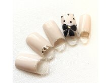 アンベリール ネイルサロンアンドスクール(embellir)/冬のリボンネイル